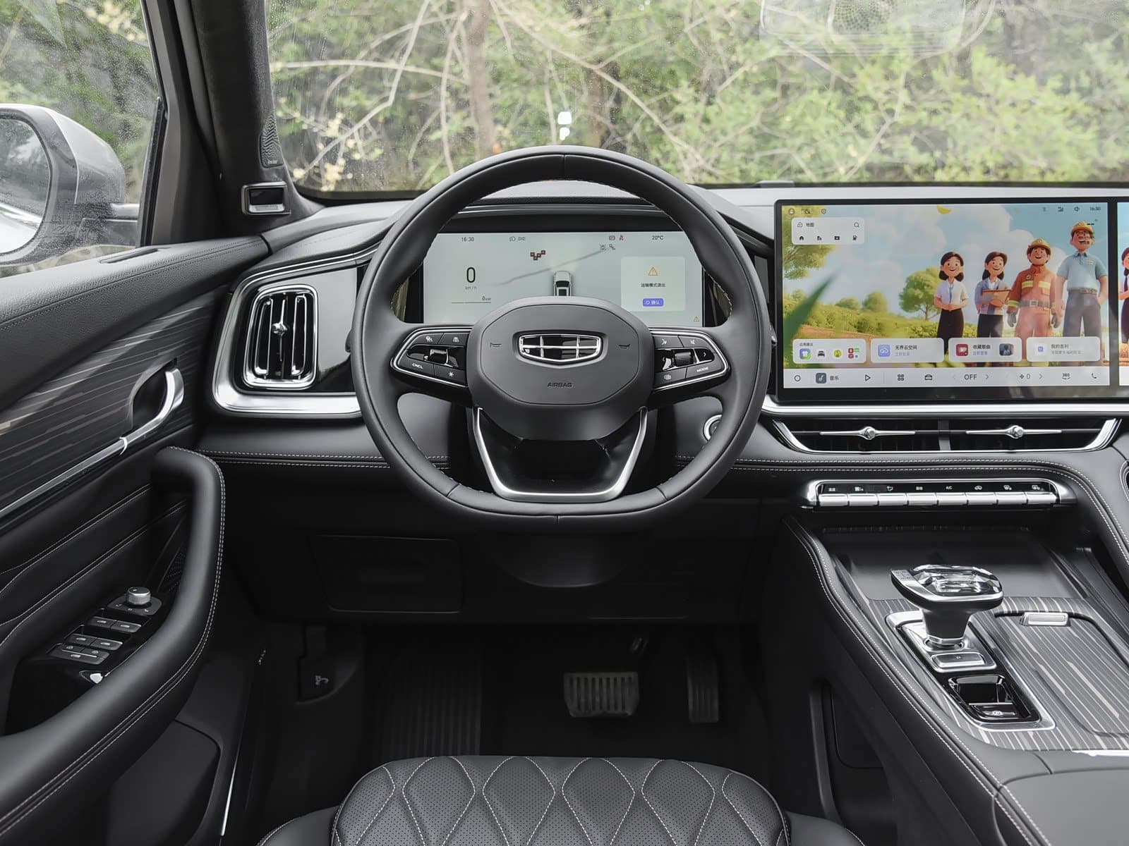 2026 Geely Monjaro L driver cockpit and digital cluster